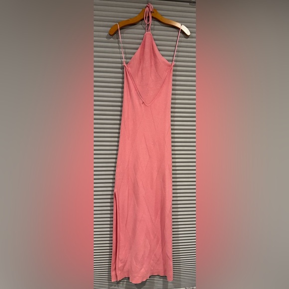 Free People Beach Pink Kristy Sweater Midi Dress (Size S) - Picture 3 of 6